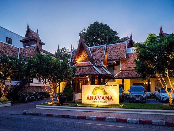 Anavana Beach Resort Entrance View
