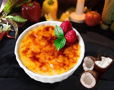 Coconut Crème Brûlée (ครีมบรูเล่มะพร้าว)